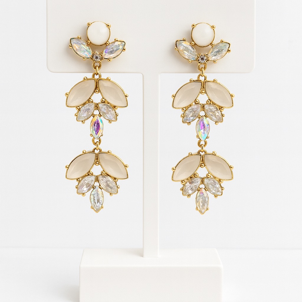 Opal Statement Drop Earrings